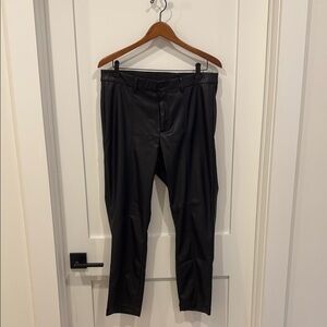 Women’s Faux Black Leather Gap Pants